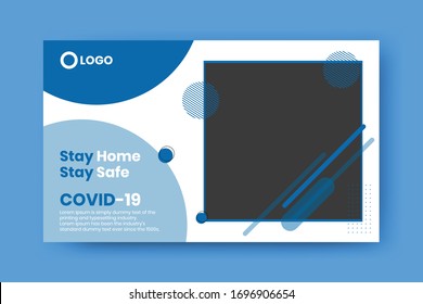 Corona virus 2019-nCoV, web banner design, web banner for posting information, illustration of deadly virus, corona virus infection, Covid 19 Virus concept.