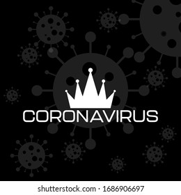 Corona Virus 2020, virus infections. Coronavirus (2019-nCoV). Virus Covid 19-NCP. Background with realistic blue and orange virus cells. Symbol vector illustration.