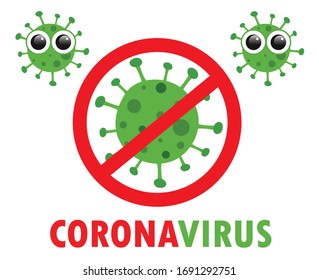 Tipografía del virus Corona Virus 2020 Enfermedad del virus Wuhan, infecciones por virus y métodos de prevención de bacterias infografía, logotipo, símbolo y cómo prevenir la ilustración del vector de virus.