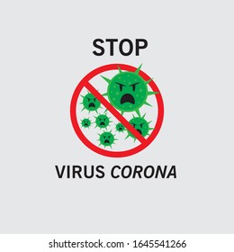 Corona Virus 2020. Corona Virus in Wuhan, China, Global Spread, and concept of icon of stopping corona virus