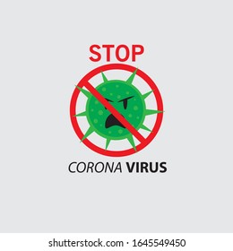 Corona Virus 2020. Corona Virus in Wuhan, China, Global Spread, and concept of icon of stopping corona virus