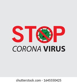 Corona Virus 2020. Corona Virus in Wuhan, China, Global Spread, and concept of icon of stopping corona virus