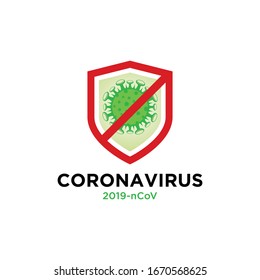 Corona Virus 2020. Corona Virus in Wuhan, China, Global Spread, and Concept of Icon of Stopping Corona Virus