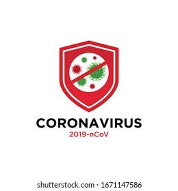 Corona Virus 2020. Corona Virus in Wuhan, China, Global Spread, and Concept of Icon of Stopping Corona Virus