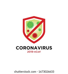 Corona Virus 2020. Corona Virus in Wuhan, China, Global Spread, and Concept of Icon of Stopping Corona Virus