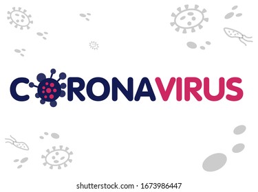 Corona Virus 2020. Wuhan virus disease, virus infections prevention methods infographics. Infographic, Logo, symbol & how to prevent.