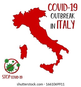 Corona Virus 2020.covid-19.in Italy. Virus corona vectors. vector illustration.