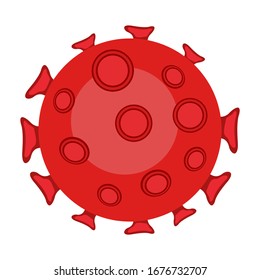 Corona Virus 2020.covid-19. White background.vector illustration.