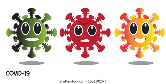 Corona Virus 2020.covid-19.Corona Virus in Wuhan.vector illustration.