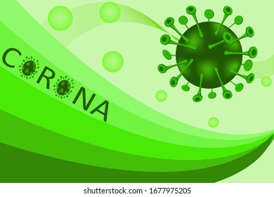 corona virus abstract background,Virus Pandemic Protection Concept,concept banner. Flat illustration of coronavirus vector