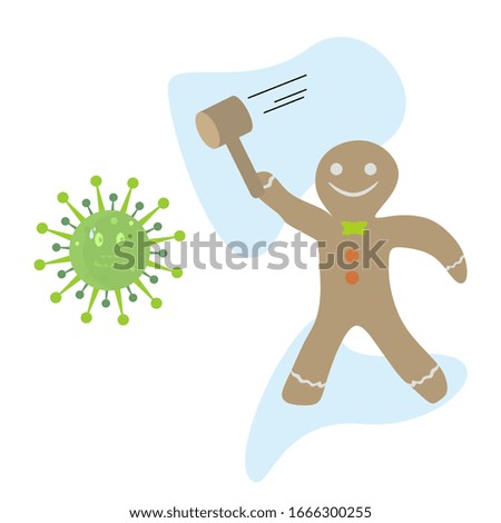 corona virus is afraid of ginger cookies