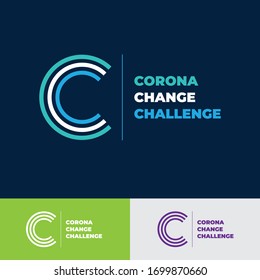 Corona Virus Awareness Logo, CCC Letter Logo
