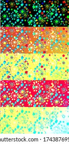 Corona virus background, deadly virus, dangerous disease.