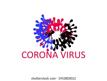 Corona virus background, deadly virus, dangerous disease.