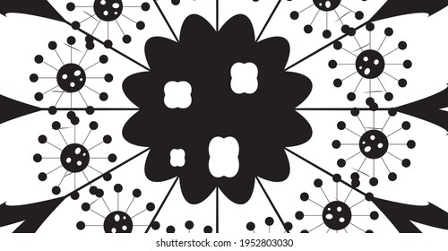 Corona virus background, deadly virus, dangerous disease.