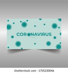 Corona virus Background illustration concept 