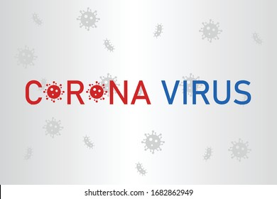 Corona virus background, corona virus infographic, template.