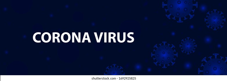 Corona virus background, pandemic medical concept, vector illustration.