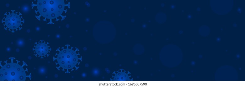 Corona virus background, pandemic medical concept, vector illustration.