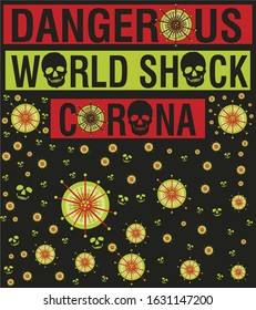 corona virus background vector art