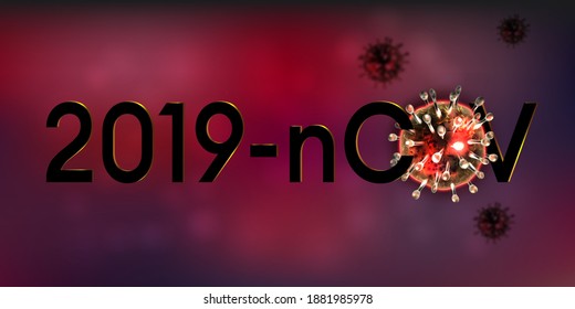 Corona Virus banner , Abstract 3d corona poster template. 2019-nCoV.
