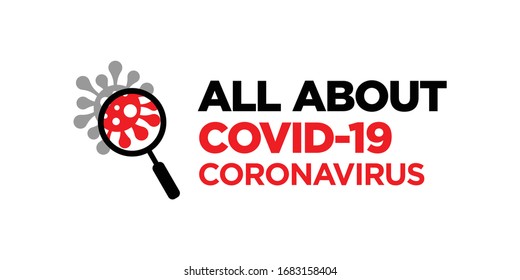 Corona Virus Banner Vector for web or banner