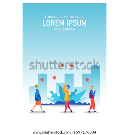 corona virus book cover template design