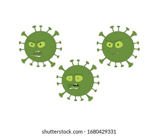 
Corona Virus Cartoon Character
The Virus Attacks The Respiratory Tract, Pandemic Medical Health Risk
