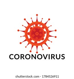 Corona virus cells logo sign symbol,  Coronavirus (Covid-19). Stop Corona virus