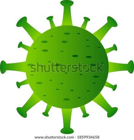 Corona Virus Cells Logo Vector