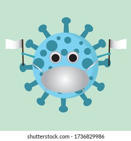 Corona virus character illustrations are suitable for ads, emoticons, icons, logos and there is still much you can do with it.