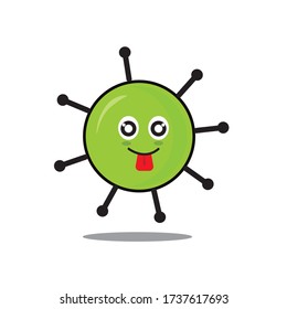 Corona virus character illustrations are suitable for ads, emoticons, icons, logos and there is still much you can do with it.