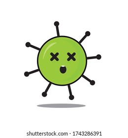 Corona virus character illustrations are suitable for ads, emoticons, icons, logos and there is still much you can do with it.