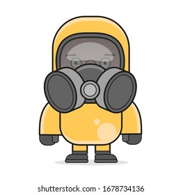 Corona Virus In China. Novel Corona Virus 2019-ncov, Man In White Medical Face Mask. Concept Of Corona Virus Quarantine. Observe Safety Measures In Public Places. Eps10