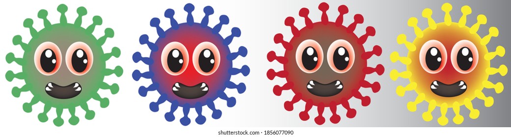 Corona Virus Clip Art Vector 