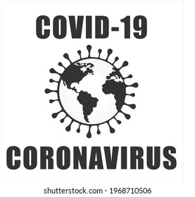 Corona-Virus-Konzept. Welt.  