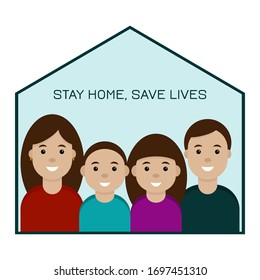 Corona virus (covid 19) campaign to stay at home. lifestyle activity that you can do at home to stay healthy. Flat design vector