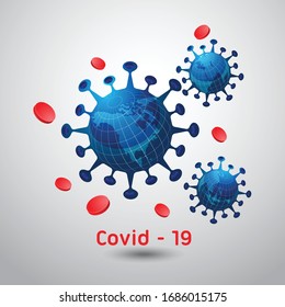 Corona virus covid - 19 Save Earth