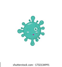 Corona Virus Covid19 character expression cute