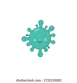 Corona Virus Covid19 character expression cute