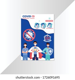 Corona Virus Covid19 Doctor Stay Home Poster