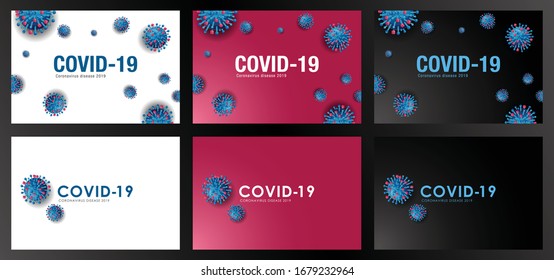 Corona virus (COVID-19) outbreak pandemic alert. Wuhan virus disease, infections alert, symptom, prevention info graphics, Logo & symbol. World health organization. Vector for your design use.