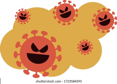 Corona virus covid-19 outbreak pandemic symbol vector image