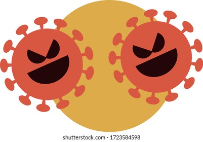 Corona virus covid-19 outbreak pandemic symbol vector image