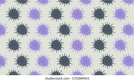 Corona-Virus, Covid-19. Muster Hintergrund.