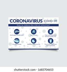 Corona virus covid-19 virus protection tips. alert. 2019-nCoV  Prevention infographics.