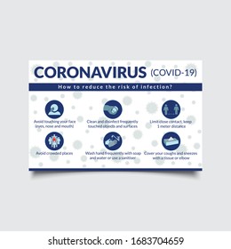 Corona virus covid-19 virus protection tips. alert. 2019-nCoV  Prevention infographics.