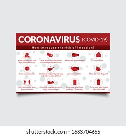 Corona virus covid-19 virus protection tips. alert. 2019-nCoV  Prevention infographics.