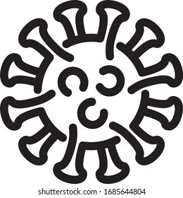 Corona-Virus covid-19 Schild Epidemie