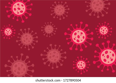 corona virus covid-19 vector background. vector illustration